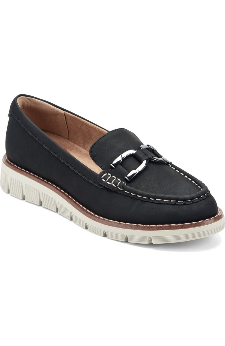 Easy Spirit Valerian Bit Loafer, Main, color, Black