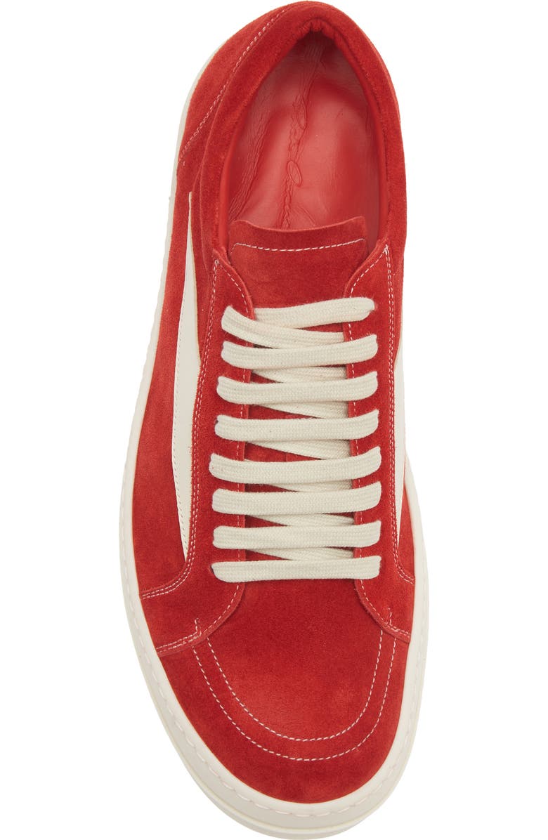 Rick Owens Vintage Sneaker, Alternate, color, Carnelian/ Milk/ Milk