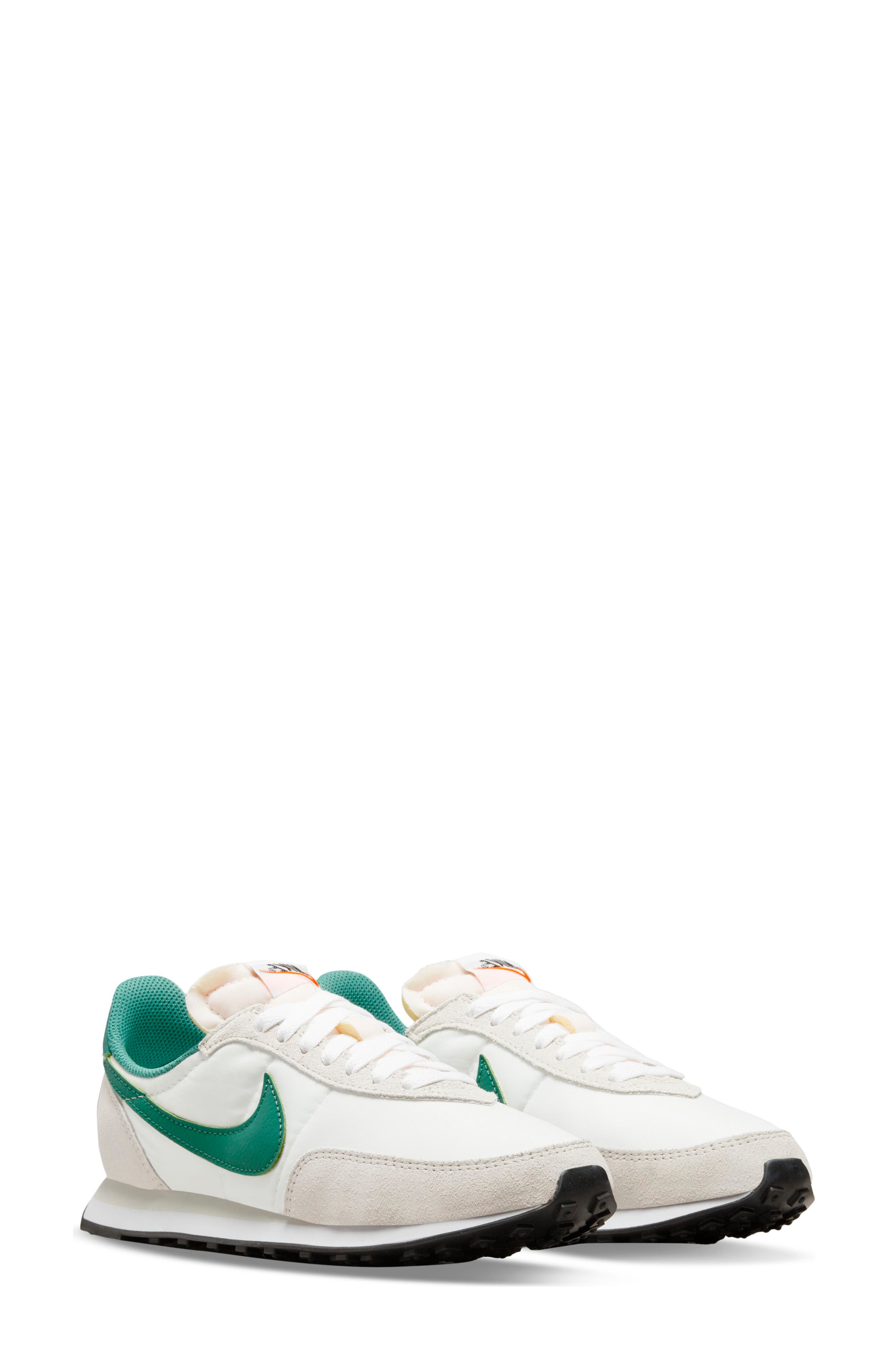 Waffle Trainer 2 Sneaker, Main, color, LIGHT BONE/ GREEN NOISE/ SAIL