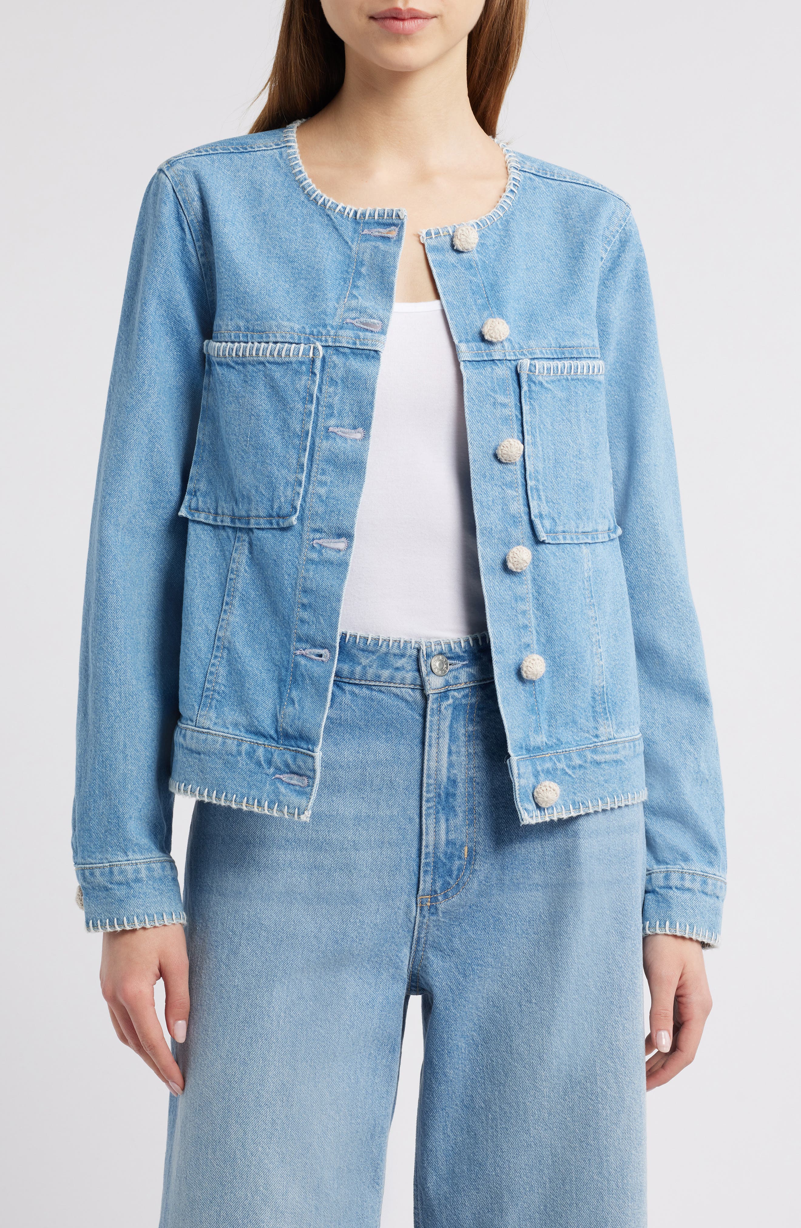 Rails Lido Whipstitch Denim Jacket