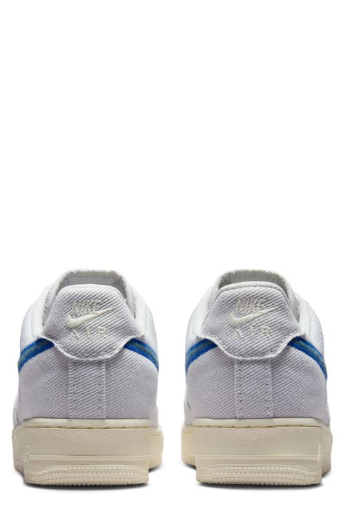 Nike Air Force 1 Low Canvas Basketball Sneaker In Gray