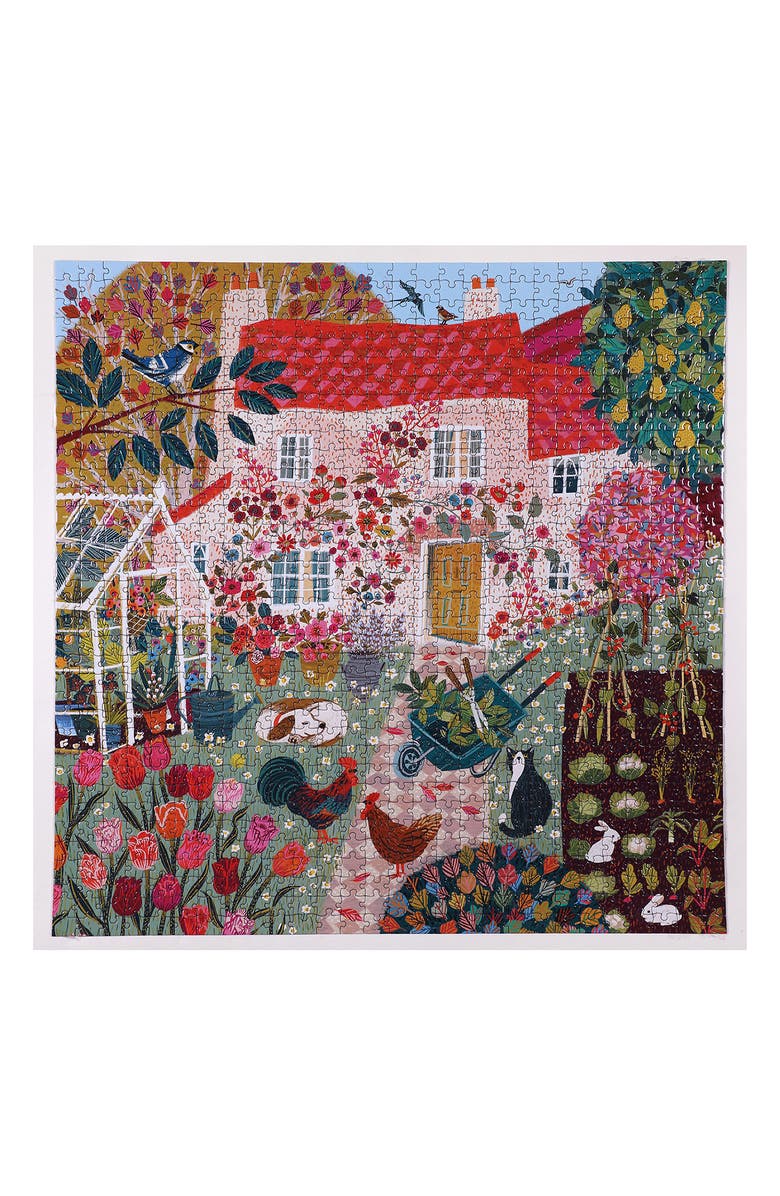 eeBoo English Cottage 1000-Piece Square Puzzle, Alternate, color, 