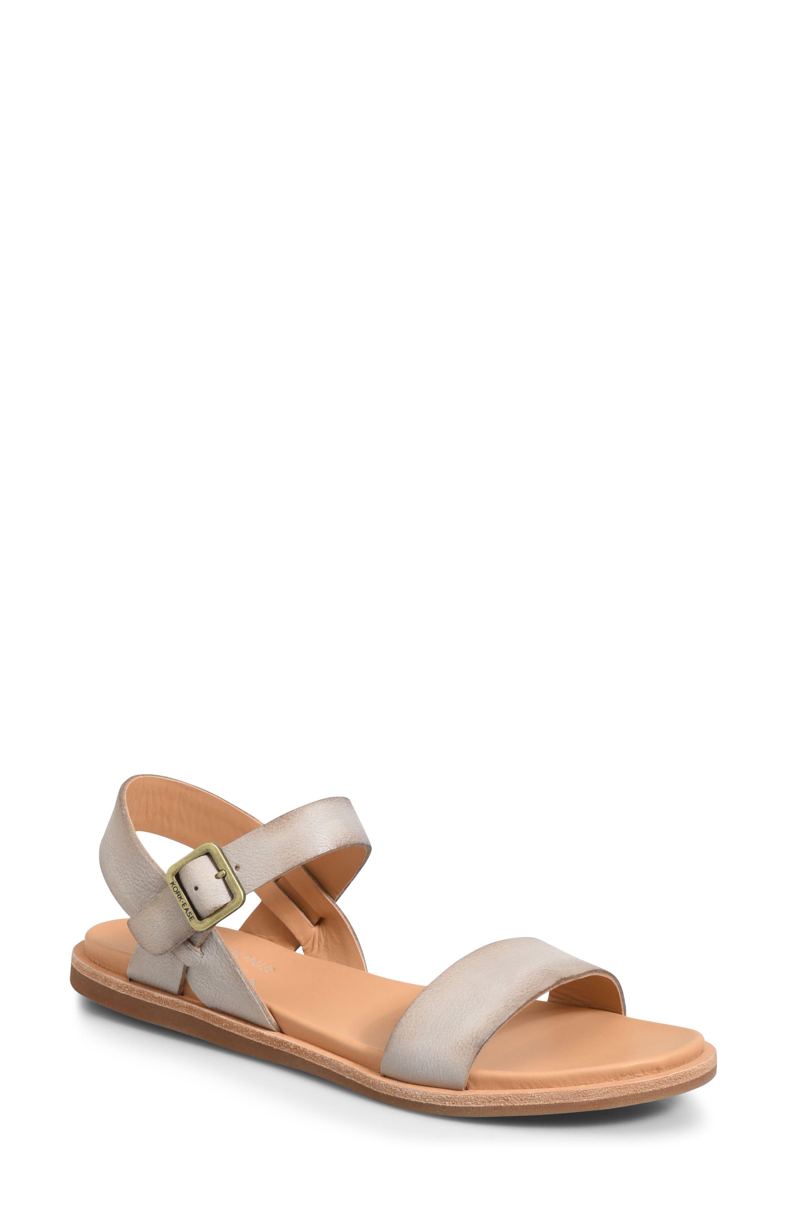 Yucca Sandal, Main, color, GREY LEATHER