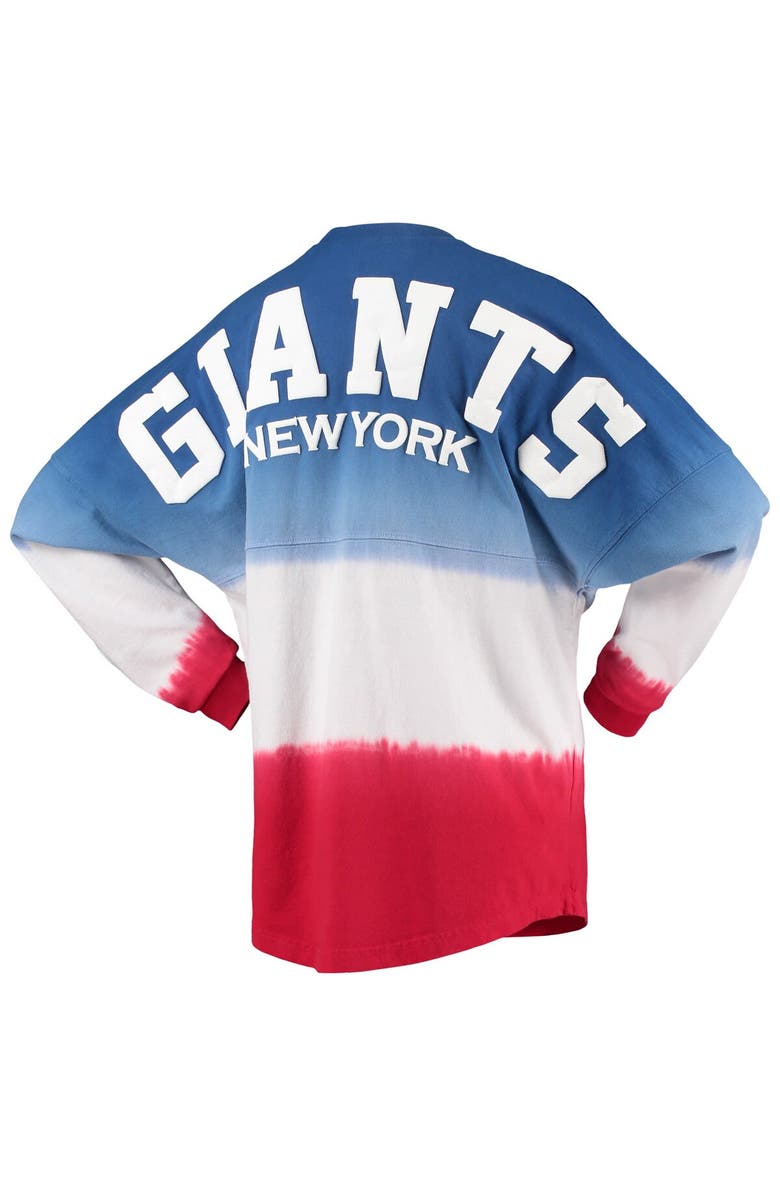FANATICS Women's Fanatics Branded Royal/Red New York Giants Ombre Long Sleeve T-Shirt, Alternate, color, 