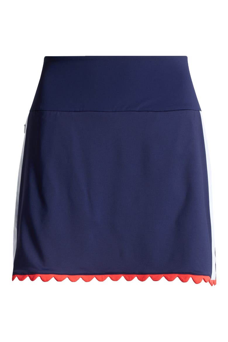 Scallop Hem Pickleball Skort, Alternate, color, NAVY