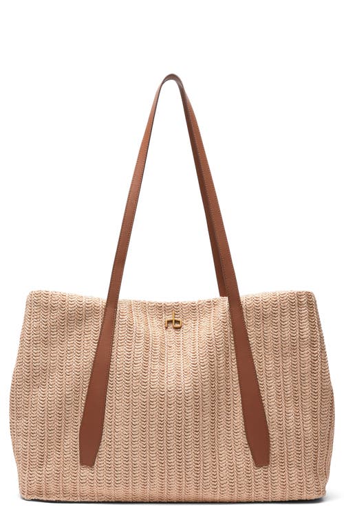 Rag & Bone Chelsea Straw Tote In Brown