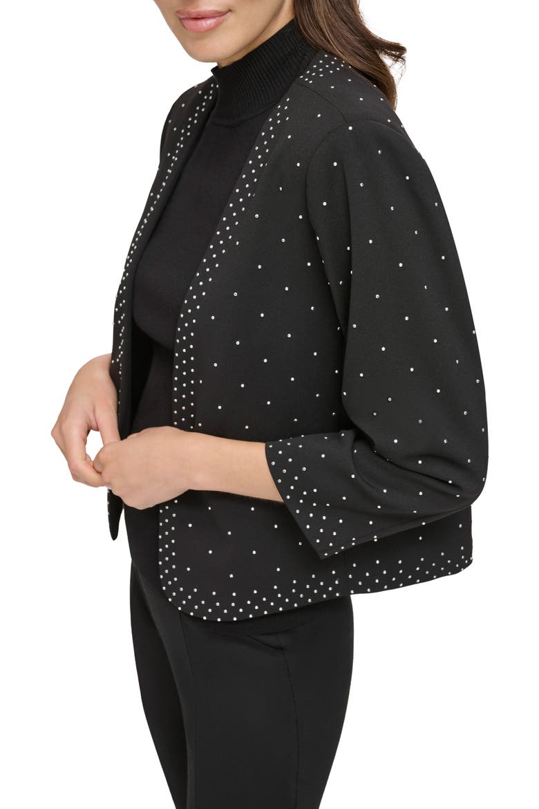 Studded Jacket, Alternate, color, BLACK