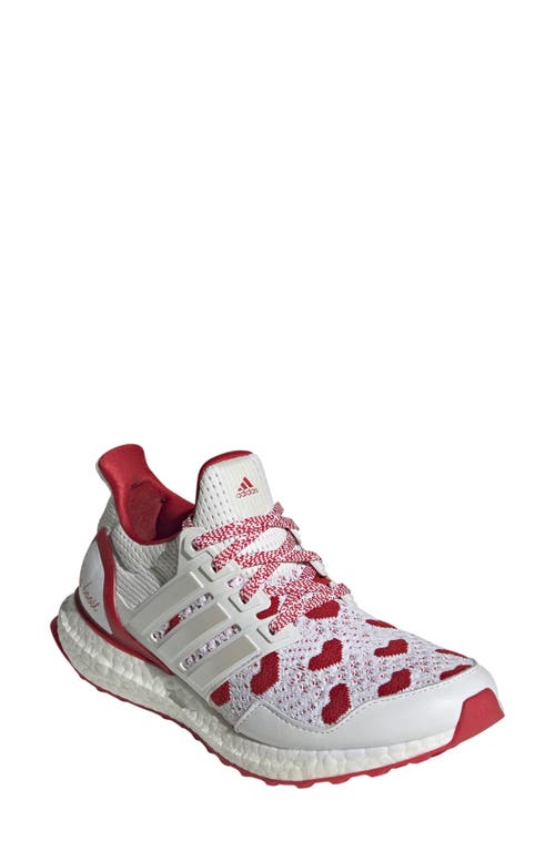 Adidas Originals Adidas Ultraboost 1.0 Running Sneaker In White/zero Met/scarlet