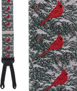 Trafalgar The Snowy Virginia Nightingale Silk Formal End Suspenders