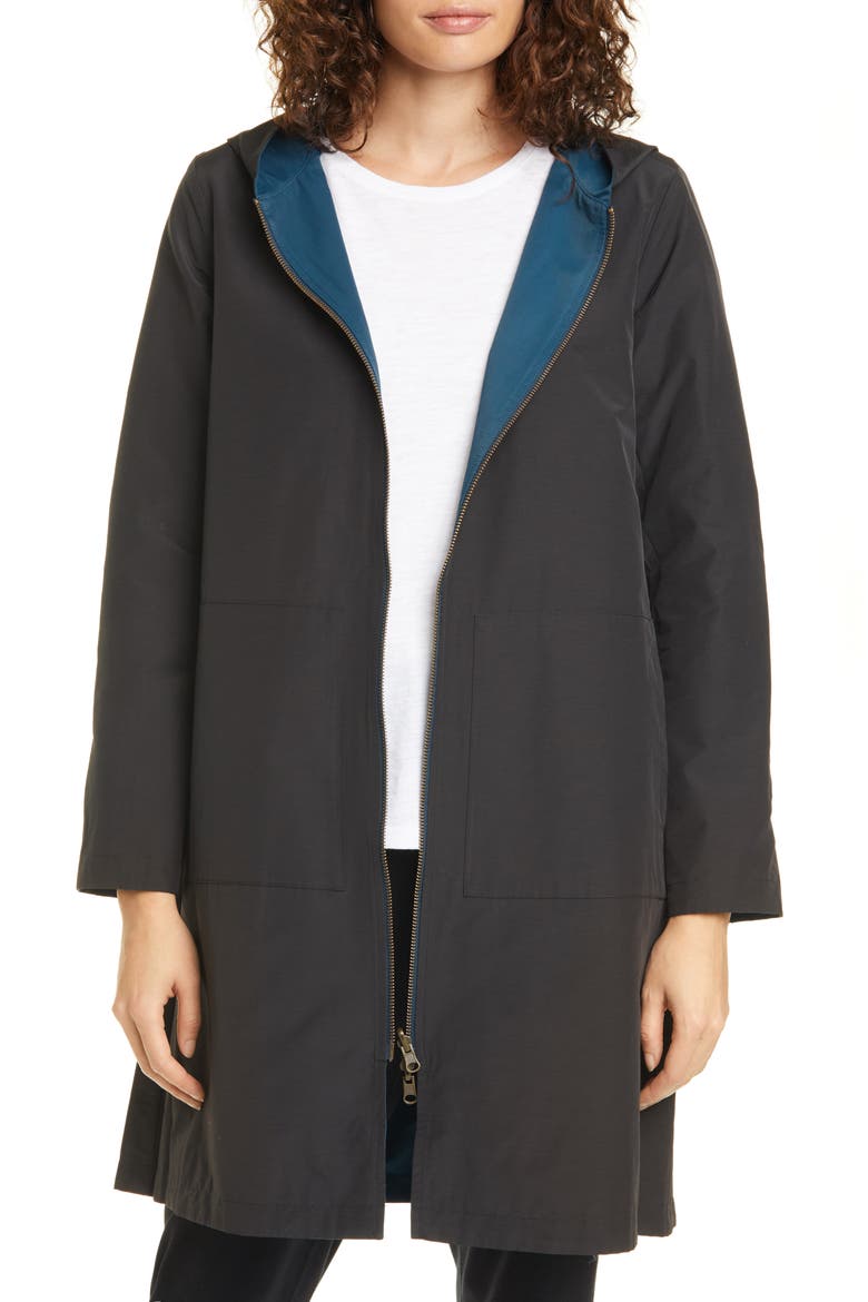 Reversible Hooded Jacket, Alternate, color, STORM