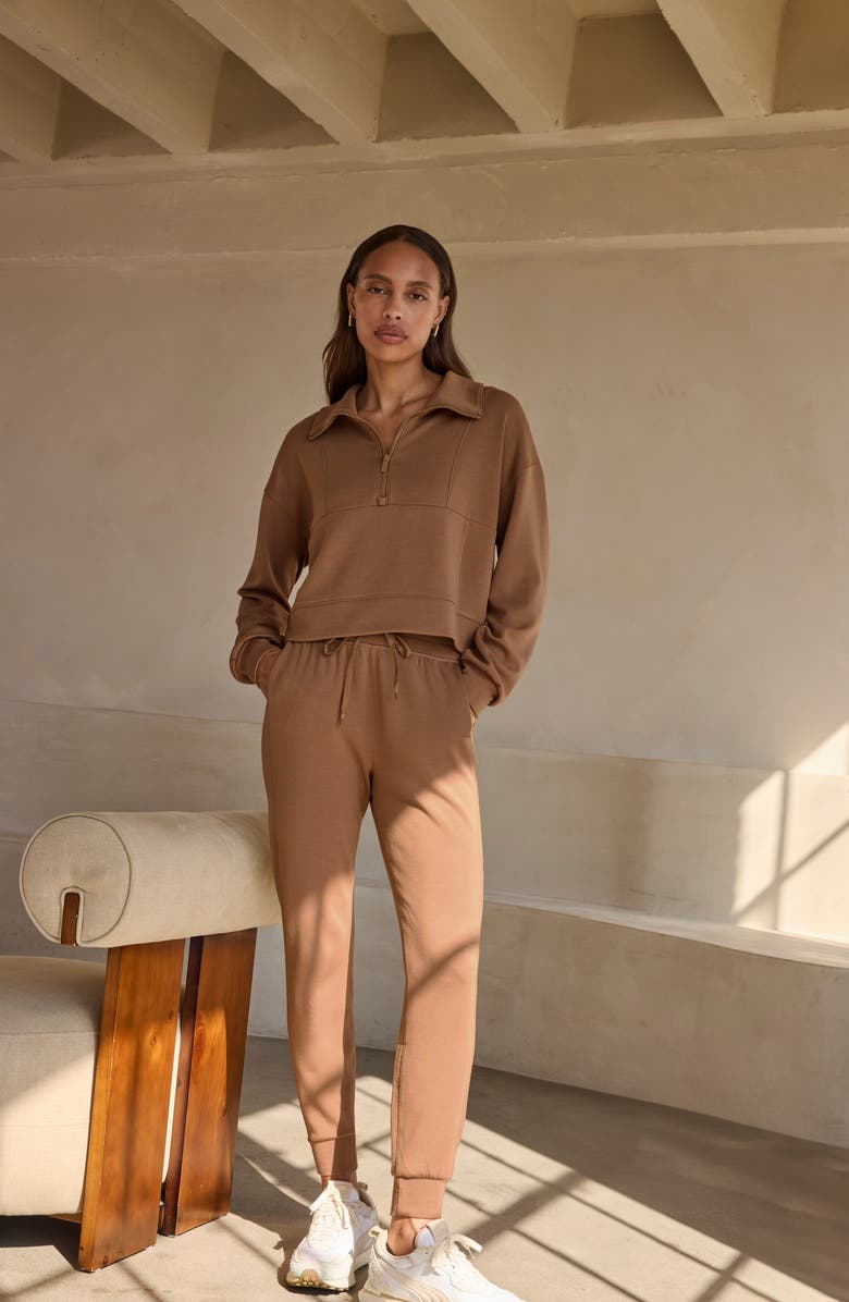 TravisMathew Core Skyloft Joggers, Alternate, color, Chestnut