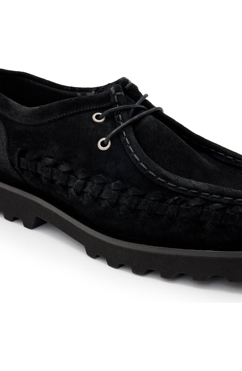 AllSaints Skiff Boat Shoe, Alternate, color, Black