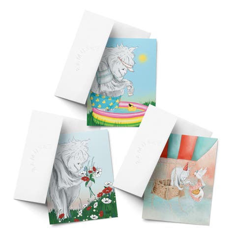 Everyday Greeting Card Pack (3ct) "Yeti, Yeti, Yeti"