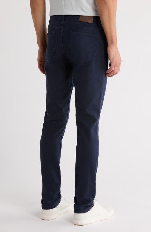 Original Penguin Slim Lux French Terry Chino Pants In Blue