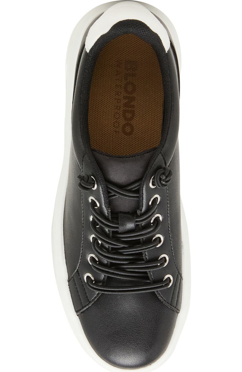 Blondo Greer Waterproof Sneaker, Alternate, color, Black Leather