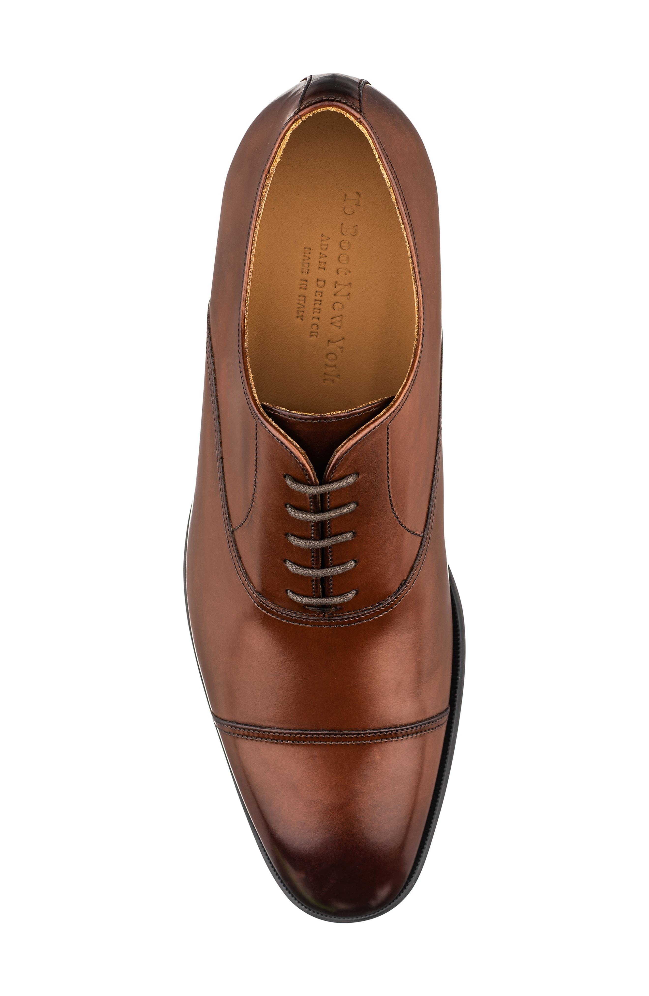 Dale Cap Toe Oxford, Alternate, color, COGNAC