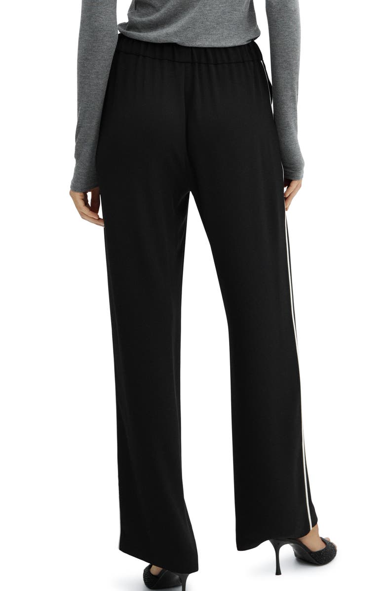 MANGO Straight Leg Drawstring Pants, Alternate, color, 