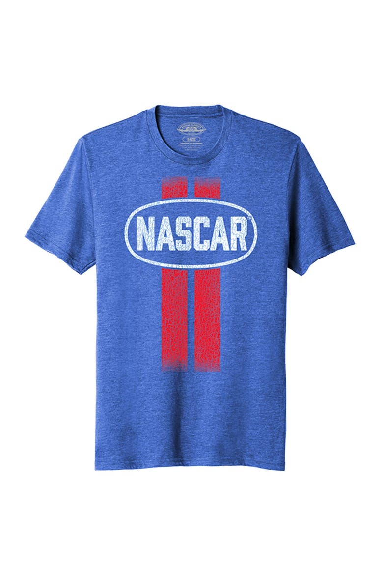Men's  Heather Royal NASCAR Racing Stripe T-Shirt, Alternate, color, Heather Royal