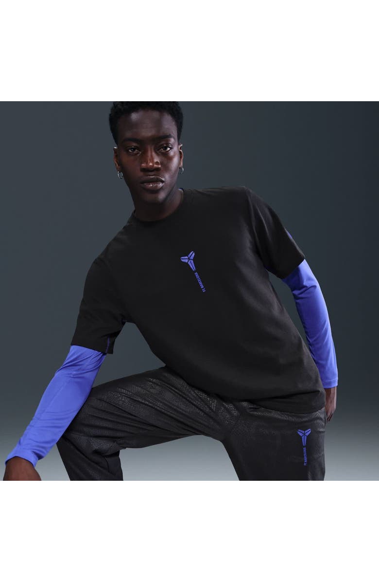 Nike Men's Nike Black Barcelona Mamba Away Statement Dri-FIT T-Shirt, Main, color, 