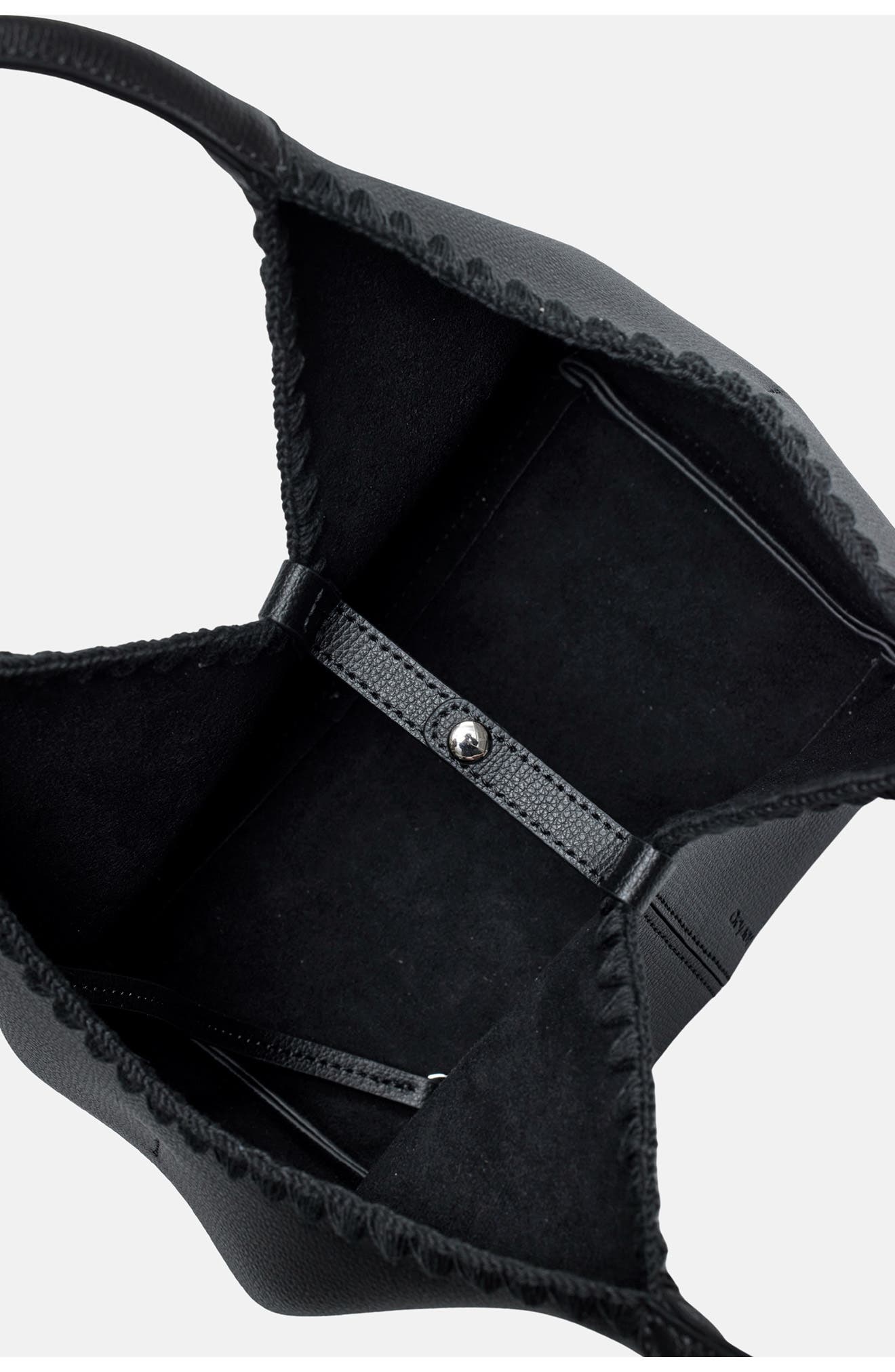 Oryany Vanessa Leather Satchel, Alternate, color, Black