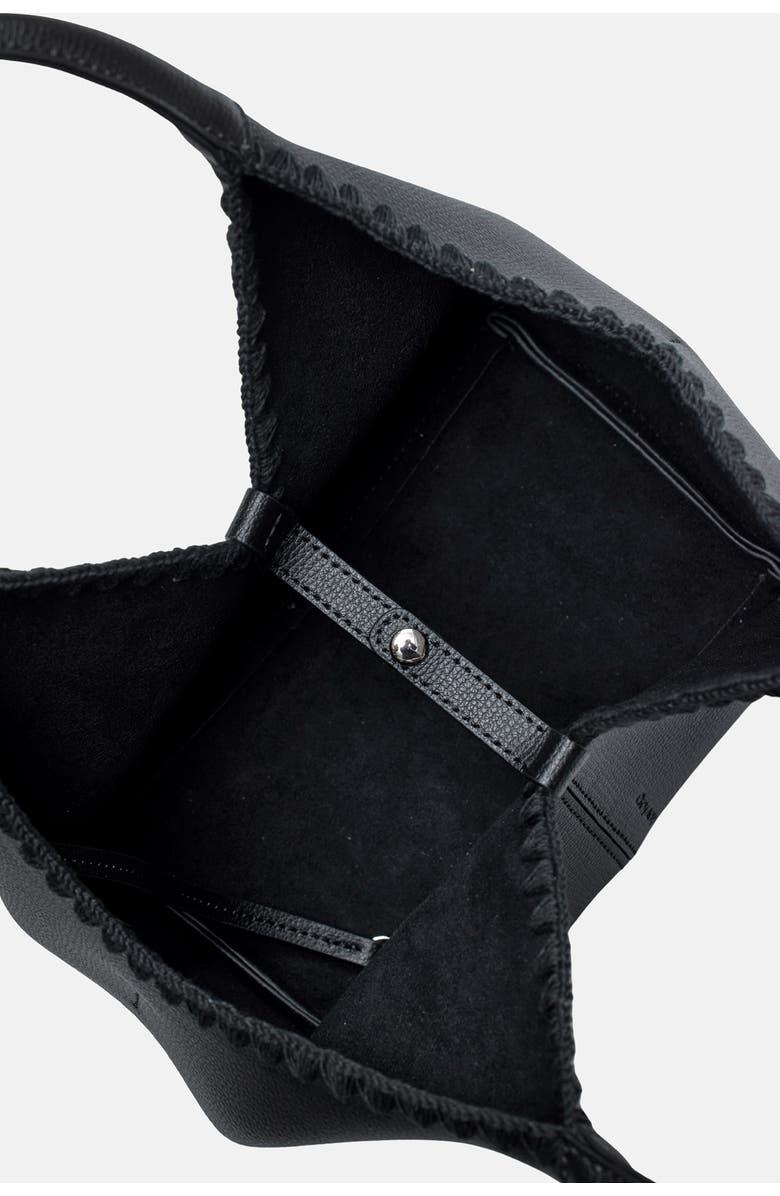 Oryany Vanessa Leather Satchel, Alternate, color, Black