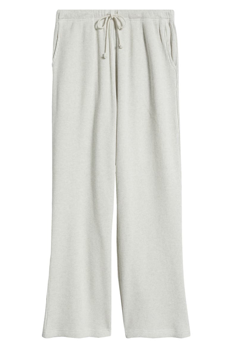 Core Cotton Thermal Sweatpants, Alternate, color, VINTAGE SNOW HEATHER