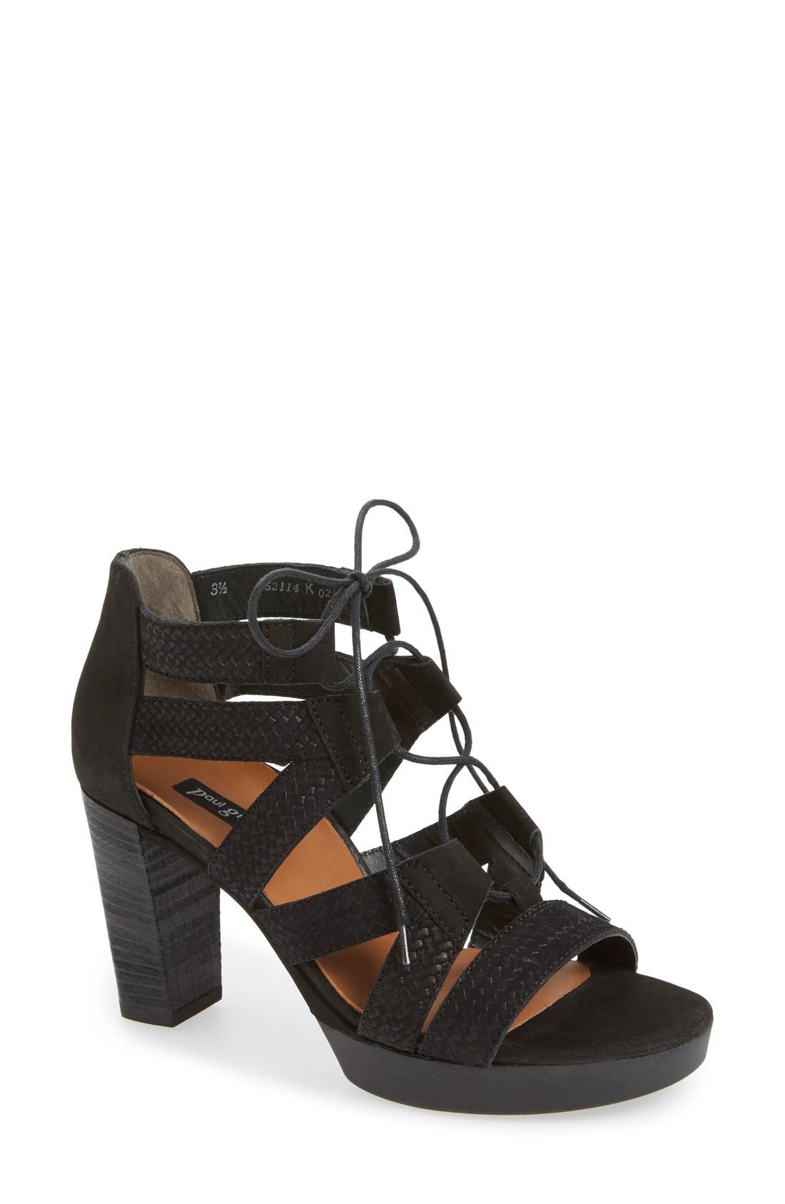Paul Green 'Hana' Lace-Up Sandal, Main, color, 