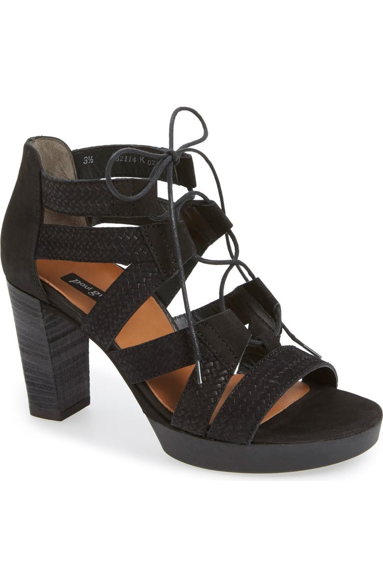 Paul Green 'Hana' Lace-Up Sandal, Main, color,