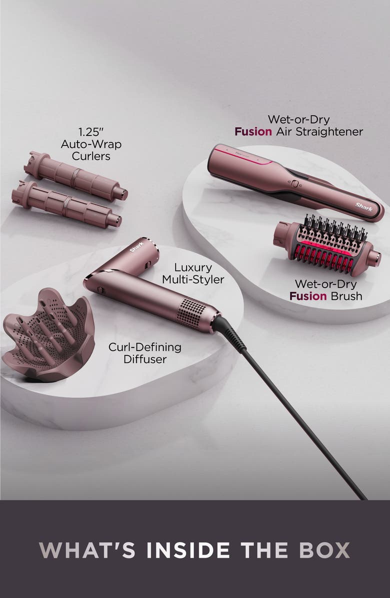 SHARK FlexFusion<sup>™</sup> Air & Ceramic System with Air Straightener for Curly & Coily Hair, Alternate, color, 