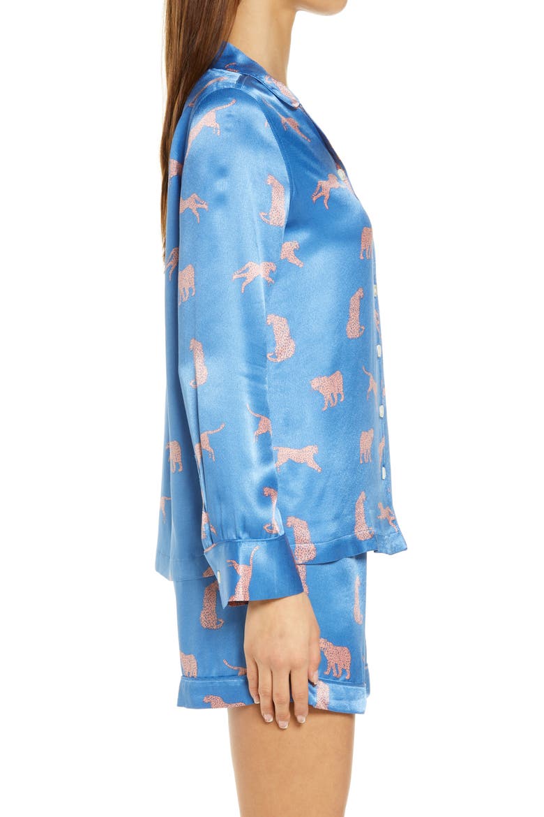 Clarise Short Pajamas, Alternate, color, PINK CHEETAHS