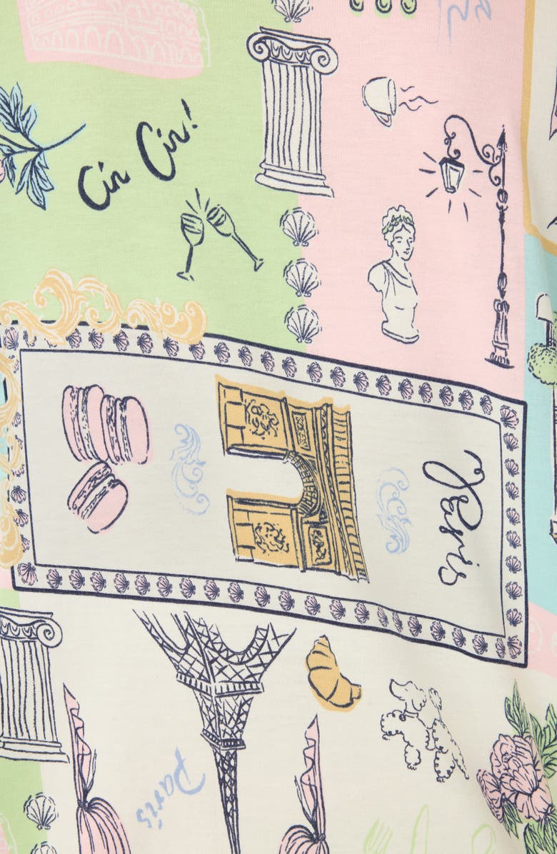 PJ Salvage Whimsy Cotton Blend Pajamas, Alternate, color, 