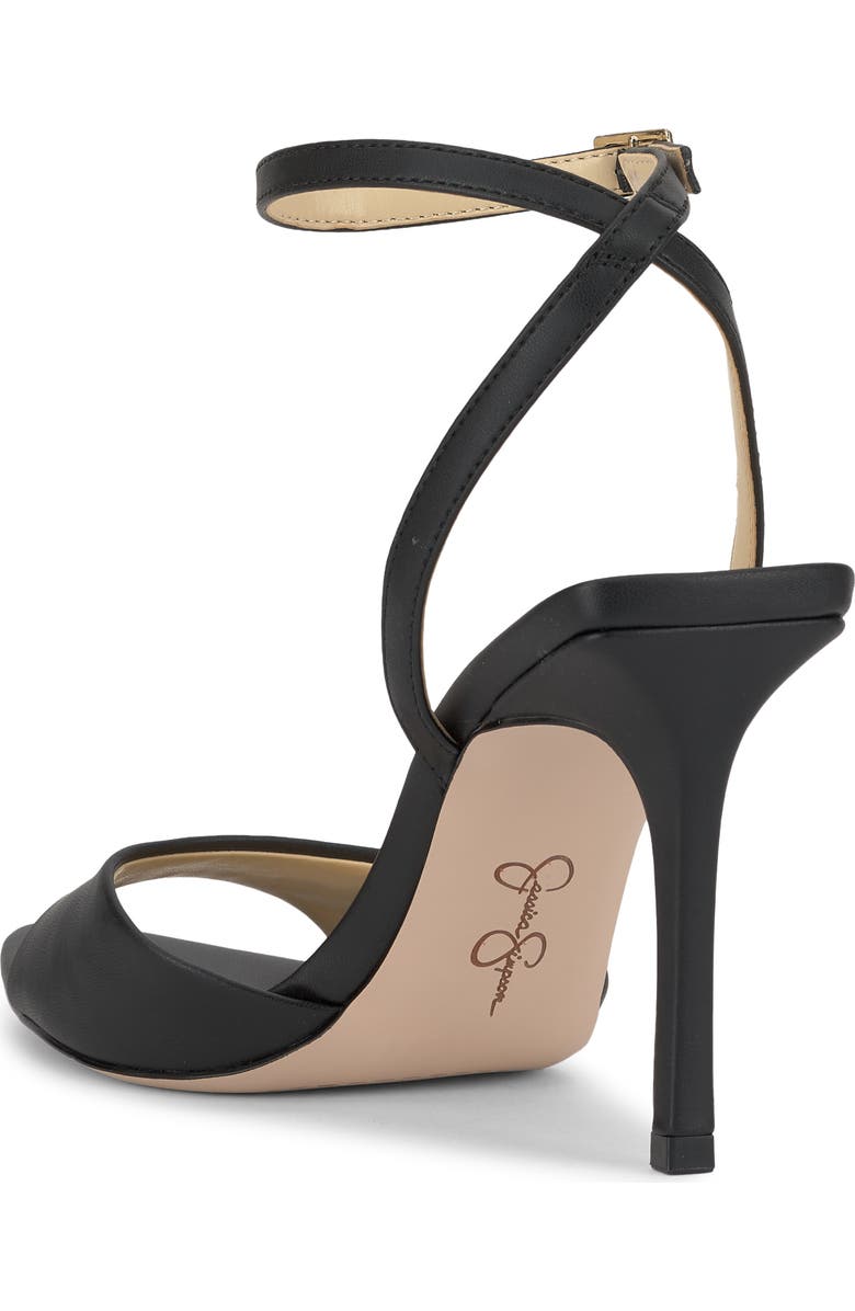 Jessica Simpson Davara Ankle Strap Pointed Toe Sandal, Alternate, color, Black