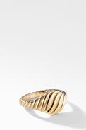 David Yurman Sculpted Cable Pinky Ring in 18K Yellow Gold