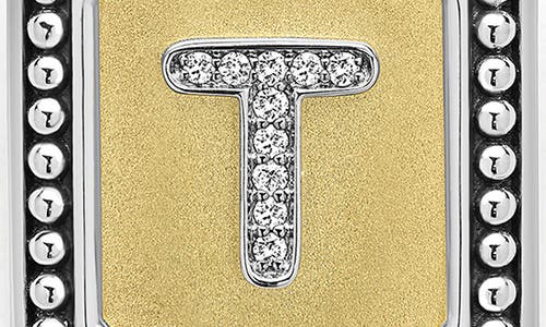 Lagos Signature Caviar Initial Enhancer In Two-tone T