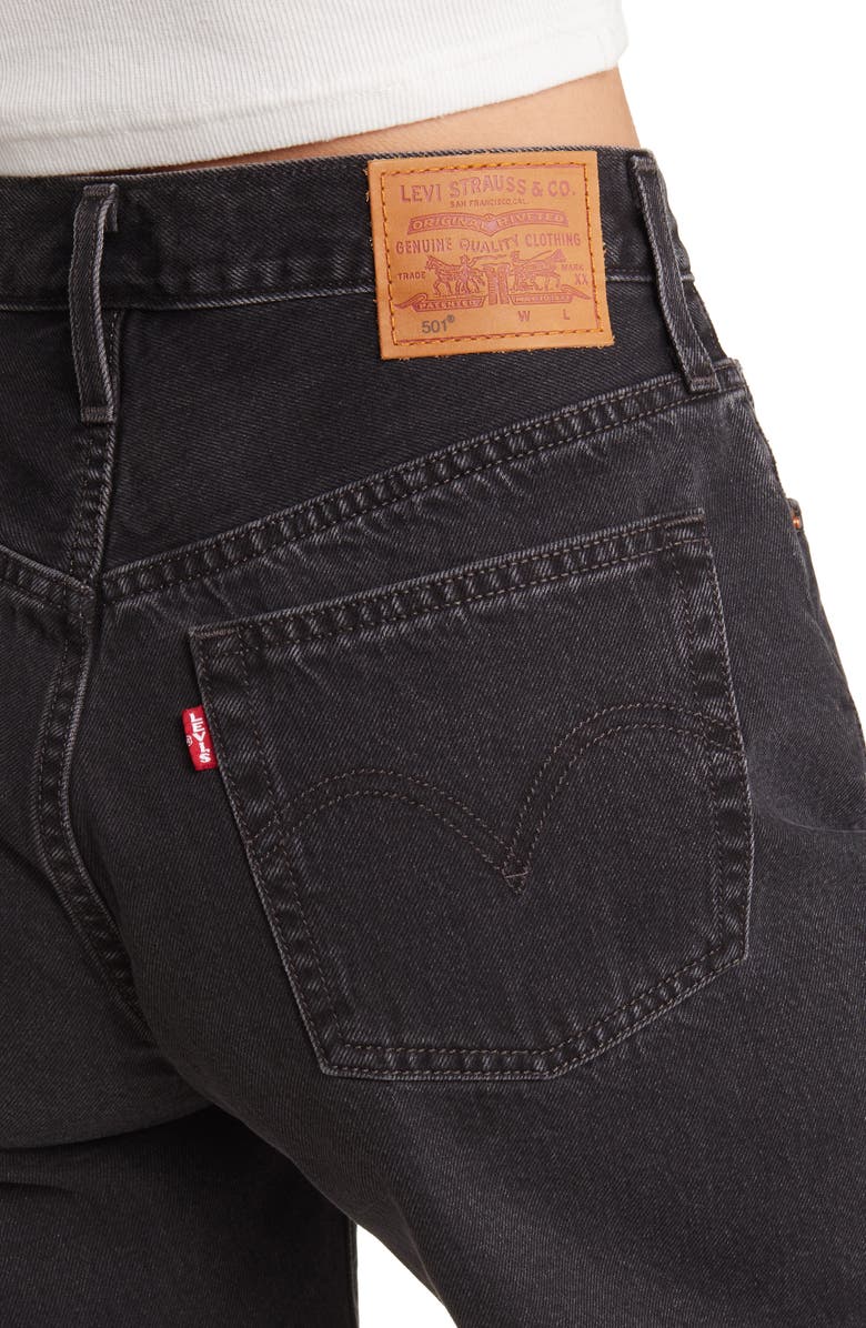 Levi's<sup>®</sup> 501<sup>®</sup> Original Mid Thigh Cutoff Denim Shorts, Alternate, color,