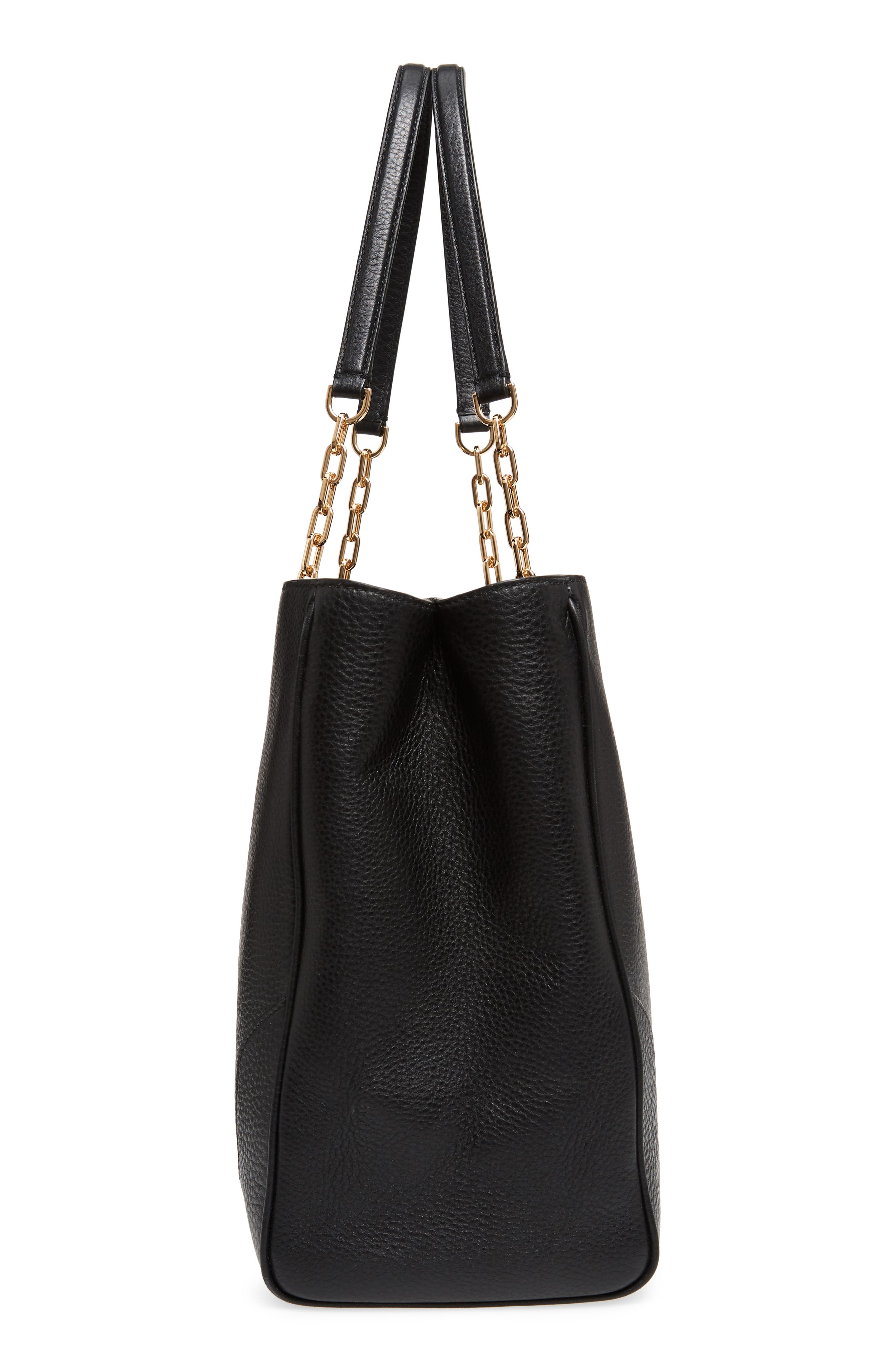 Tory Burch Marsden Pebbled Leather Tote, Alternate, color, 