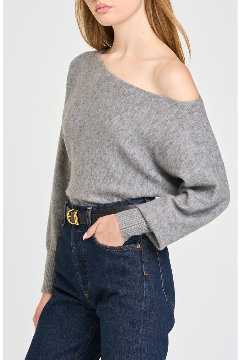 Annelisa Boatneck Sweater, Alternate, color, HEATHER GREY