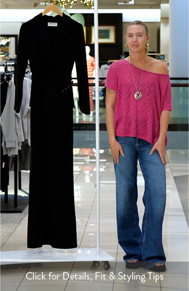 Thadira Belted Long Sleeve Dress, sales video thumbnail