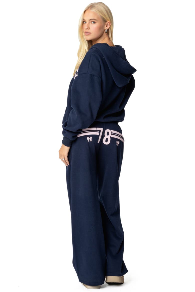 78 Bow Sweatpants, Alternate, color, NAVY