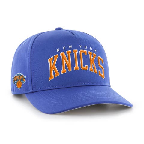 Men's '47  Blue New York Knicks Block Arch Hitch Adjustable Hat