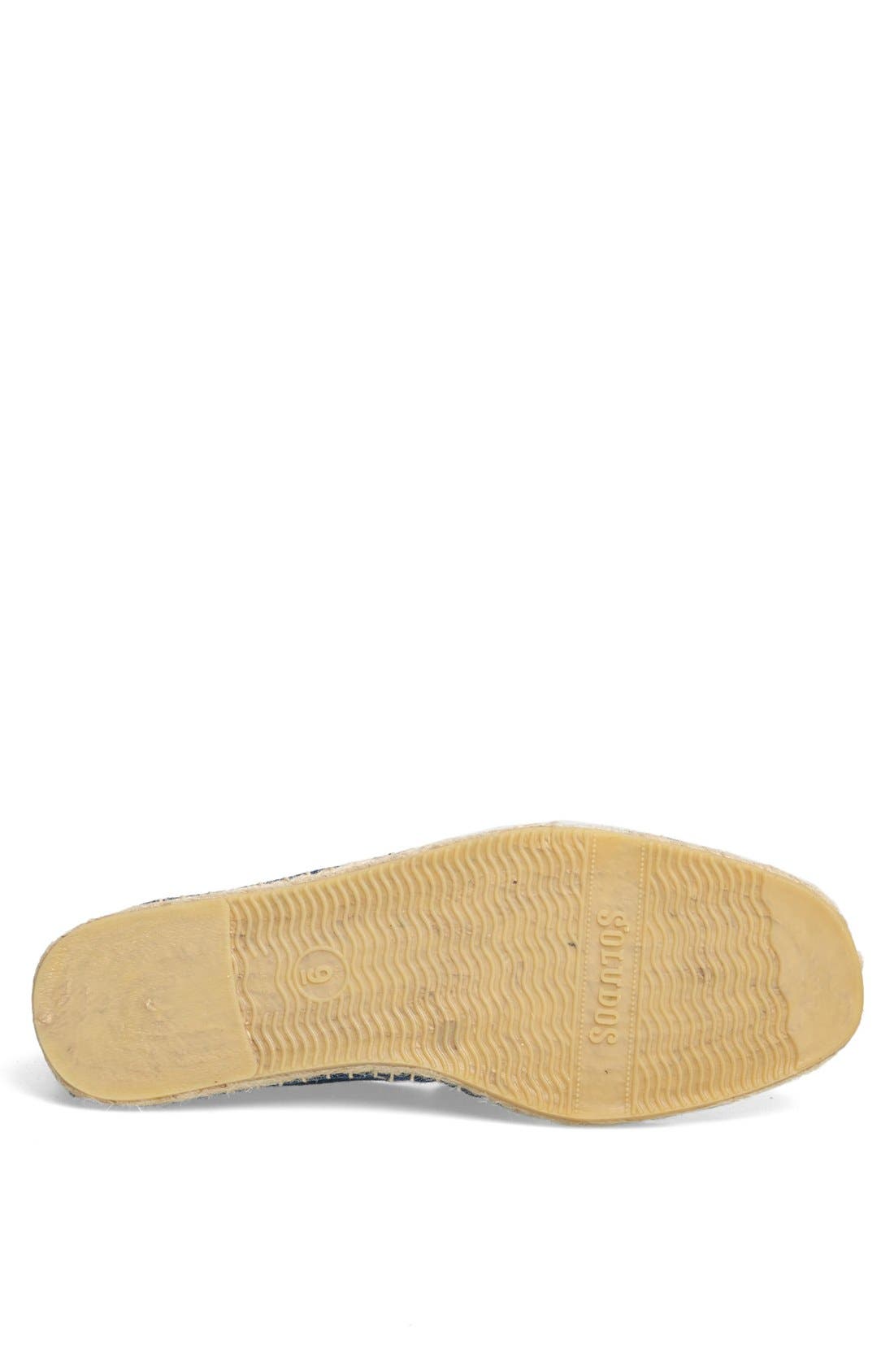 'Lil Crosses' Espadrille Slip-On, Alternate, color, NAVY