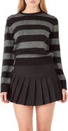 English Factory Metallic Stripe Sweater