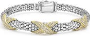 LAGOS Embrace Pavé Diamond Station Bracelet