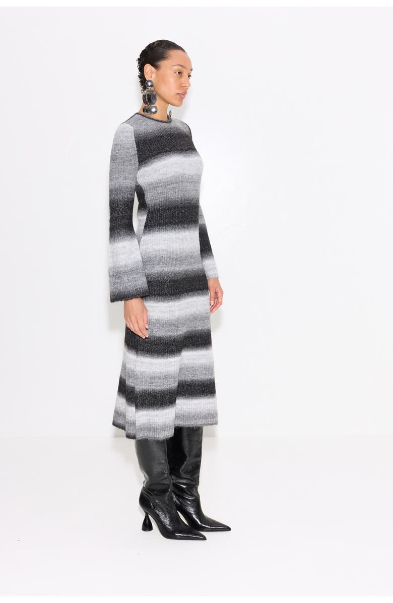 SIMONMILLER Axon Dress, Alternate, color, Black/Macadamia Multi