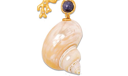 Sequin Calypso Convertible Charm Necklace In Gold