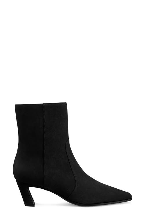 Stuart Weitzman Stassi Zip Bootie 50 In Black