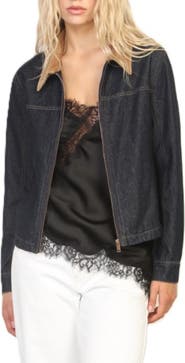 Stoosh Zip Front Denim Barn Jacket