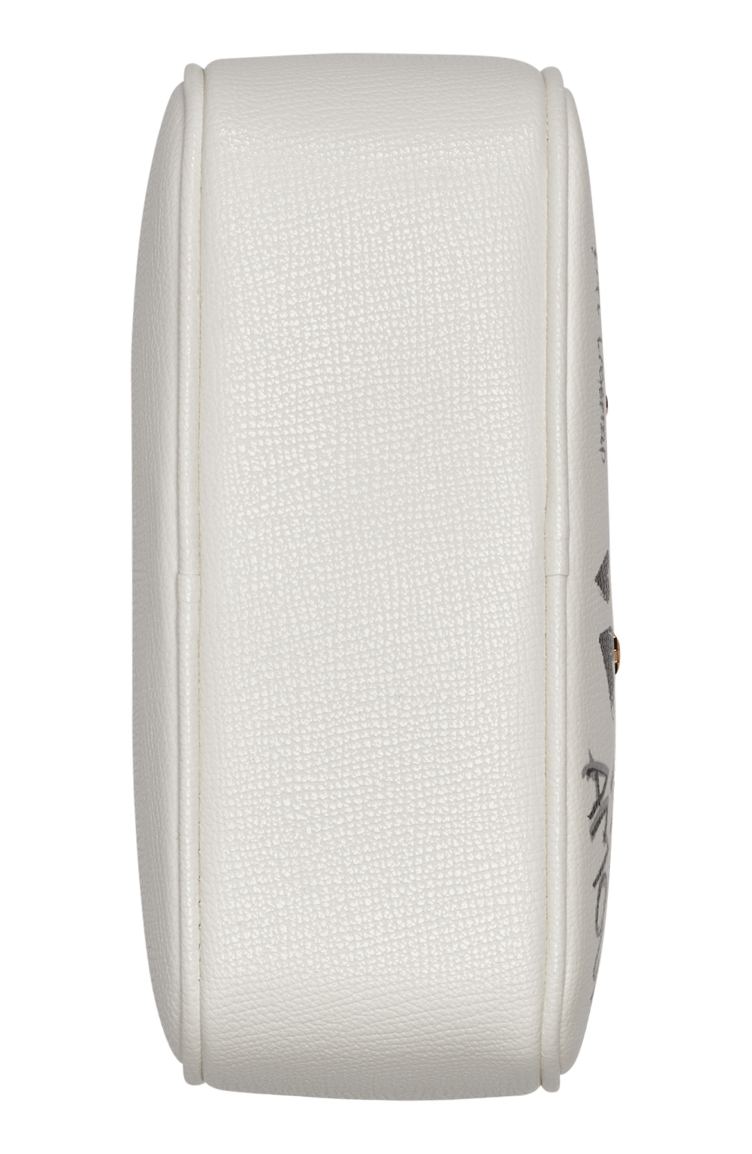 Maybelle Faux Leather Crossbody, Alternate, color, WINTER WHITE/ SILVER