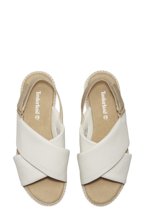 Timberland Safari Dawn Slingback Sandal In Natural Full Grain
