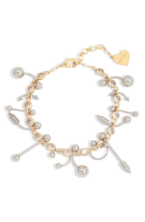 Vidakush Duotone Piercing Bracelet In Gold